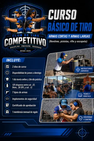 Curso de Tiro Básico con Armas Cortas y Armas Largas